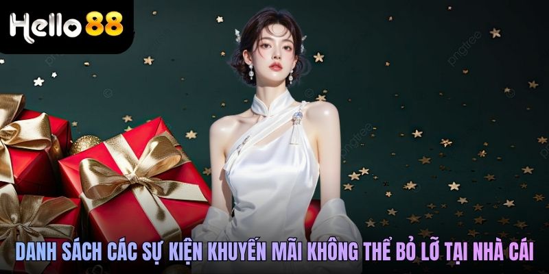 Danh sách các sự kiện khuyến mãi không thể bỏ lỡ tại nhà cái