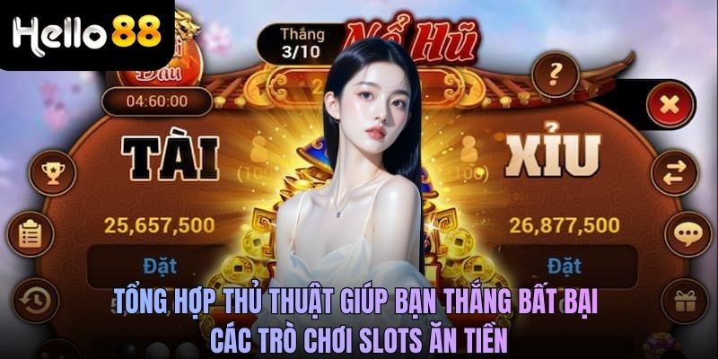 Tổng hợp thủ thuật giúp bạn thắng bất bại các trò chơi slots ăn tiền
